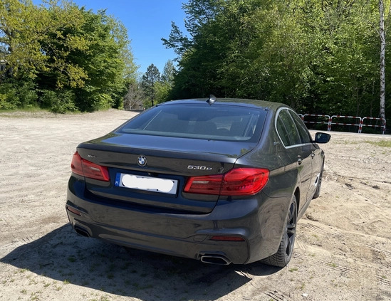 BMW Seria 5 cena 110000 przebieg: 153000, rok produkcji 2018 z Zakliczyn małe 106